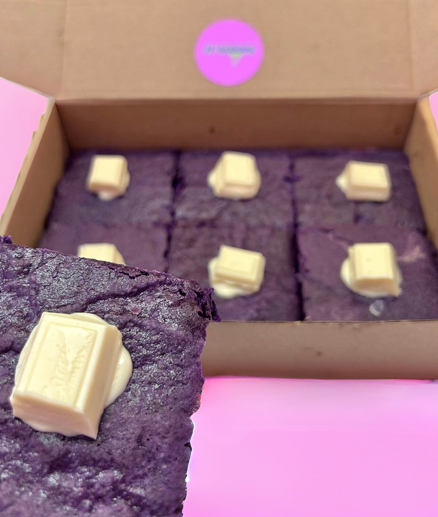 Ube Brownies